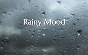 rainy days put my moods